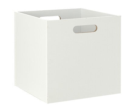 Boite rangement 31 x 31 cm bois blanc