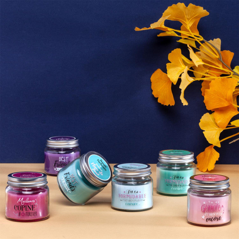 Bougie Parfumée Pot Message Amitié