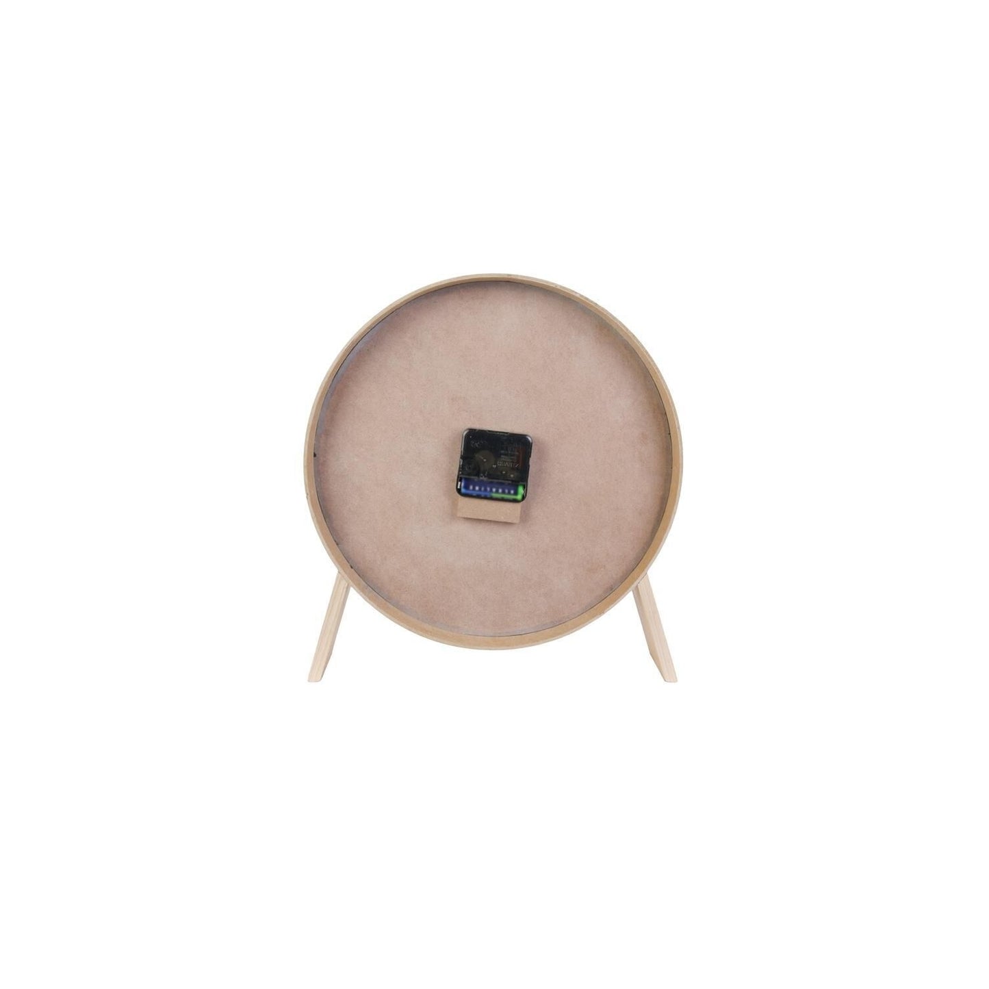 Horloge À Poser "famille" 30cm Naturel & Noir