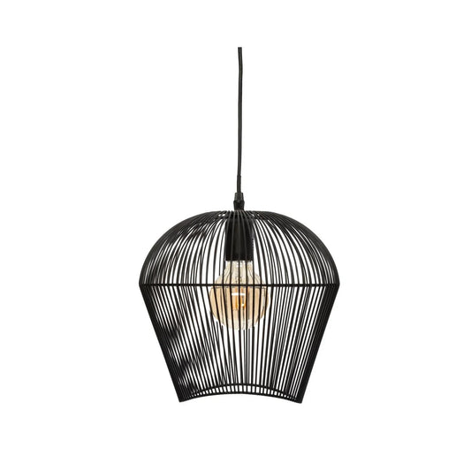 Suspension Filaire Jena Métal Noir D26cm - Atmosphera