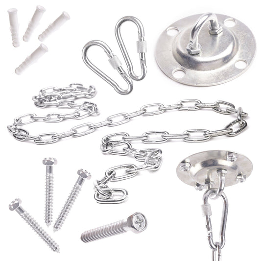 Chaîne de crochet pivotant pour hamac à montage au plafond 200 kg