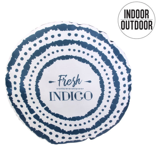 COUSSIN DEPERLANT ROND BLEU 40CM M8