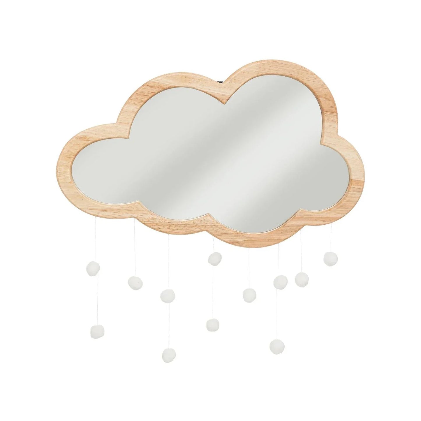 Miroir Nuage En Bois 40x36cm - Atmosphera