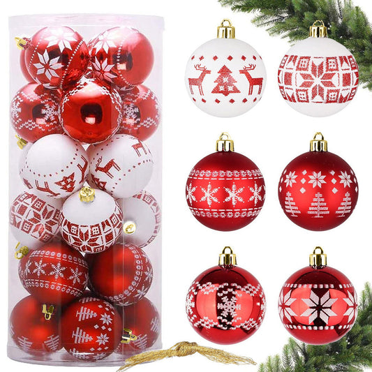 Lot de 30 boules de noel diametre 5 cm