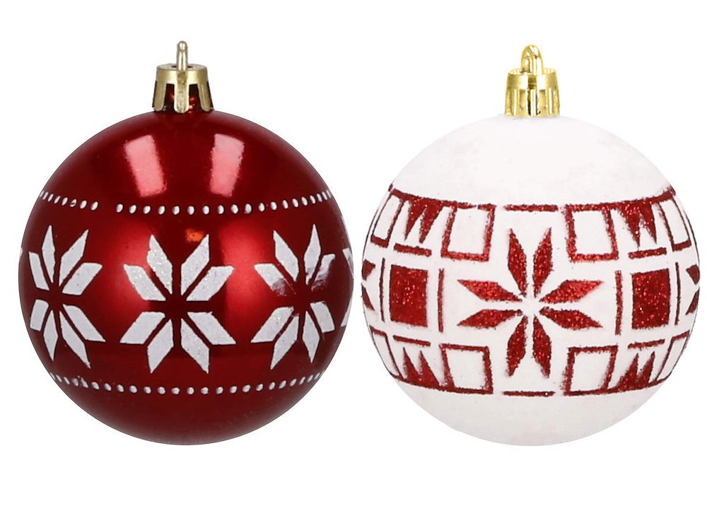 Lot de 30 boules de noel diametre 5 cm