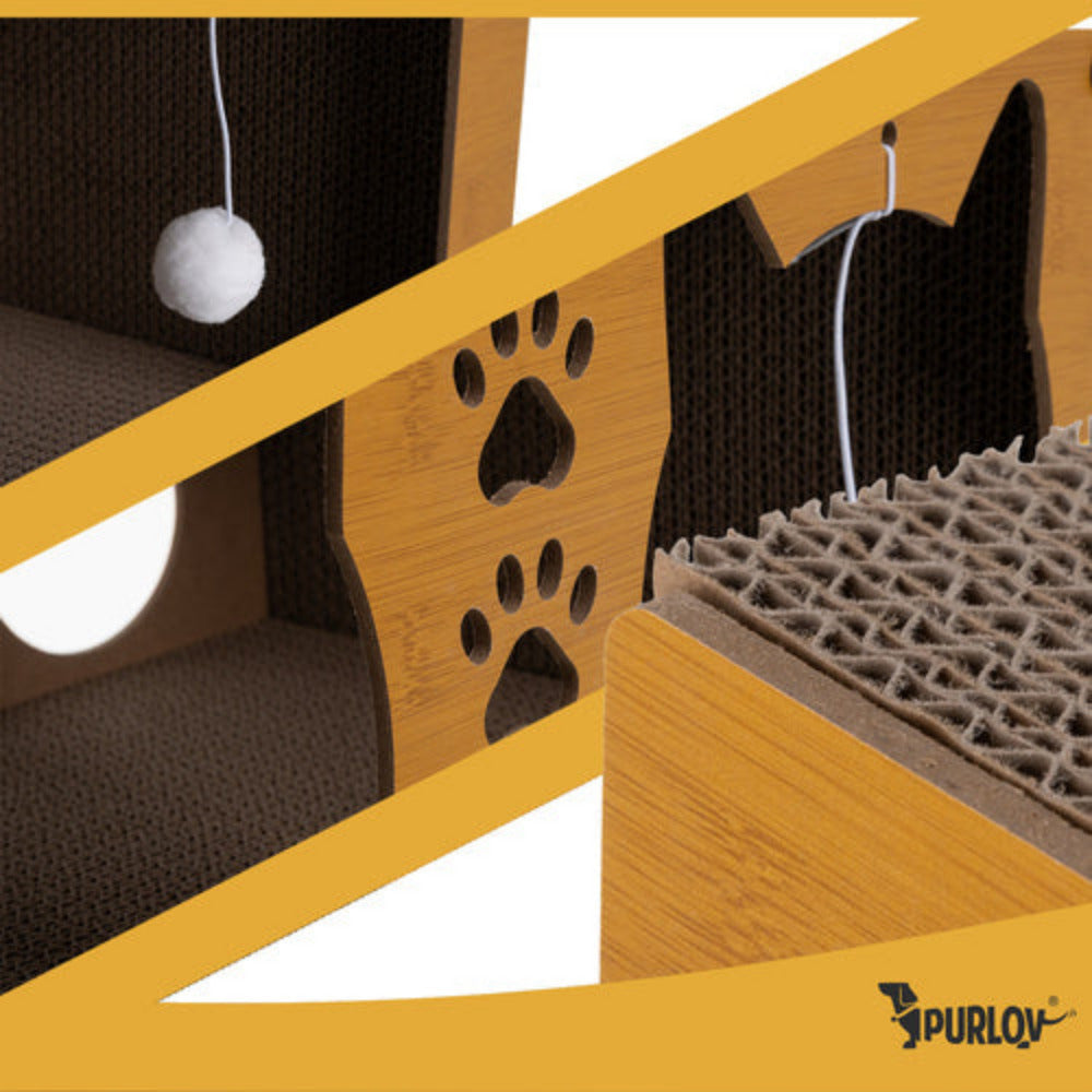Arbre à chat - maison à deux étages