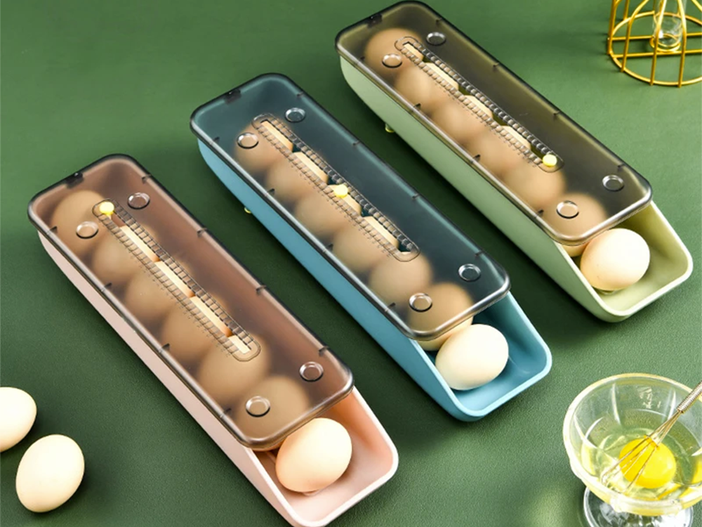 Boîte à oeufs boîte à oeufs organisateur de réfrigérateur plateau à oeufs