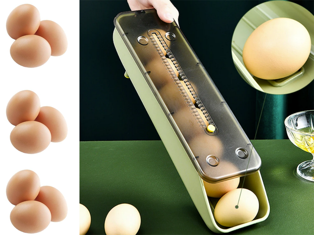 Boîte à oeufs boîte à oeufs organisateur de réfrigérateur plateau à oeufs