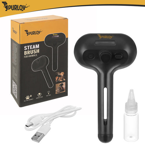 Brosse vapeur Purlov pour animaux de compagnie