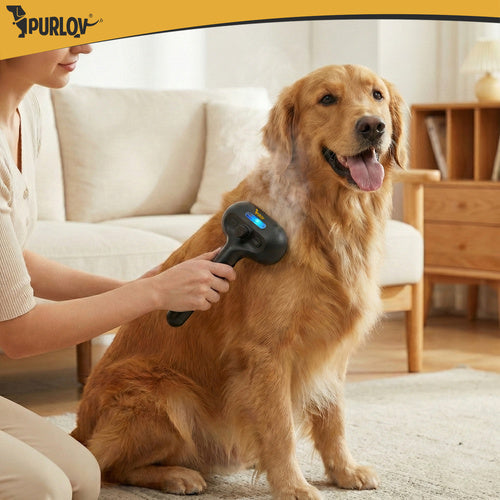 Brosse vapeur Purlov pour animaux de compagnie