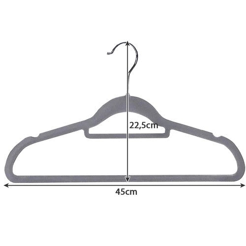 Cintre 20 pièces - gris 22535