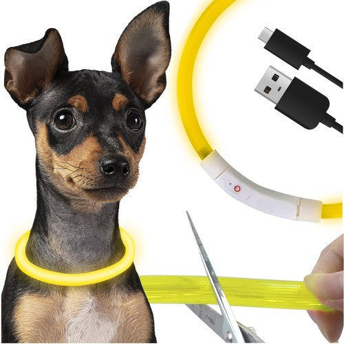 Collier réglable en lumière LED