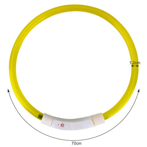 Collier réglable en lumière LED