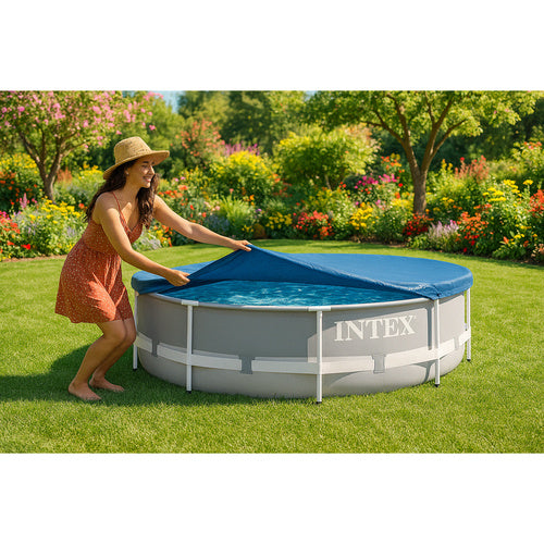Couverture de piscine Frame, couverture de piscine 305 cm, protection et isolation pour la piscine Intex 28030 !