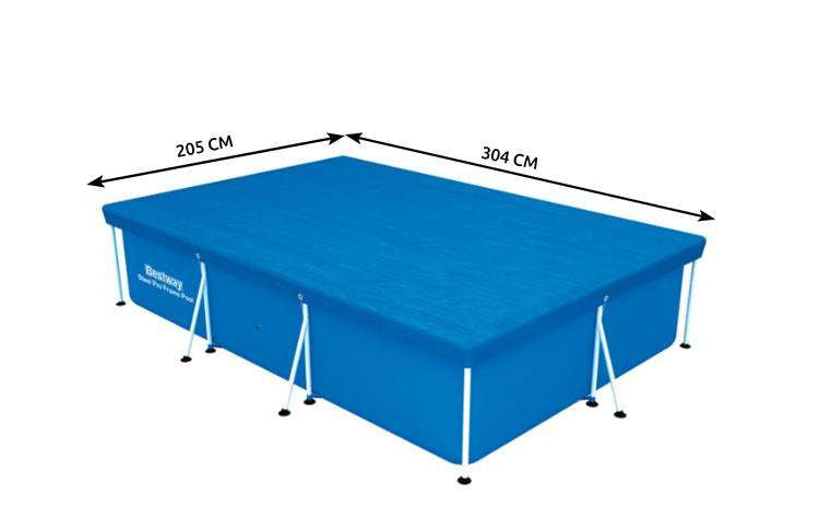 Couverture universelle pour piscine 3x2m BESTWAY 58106
