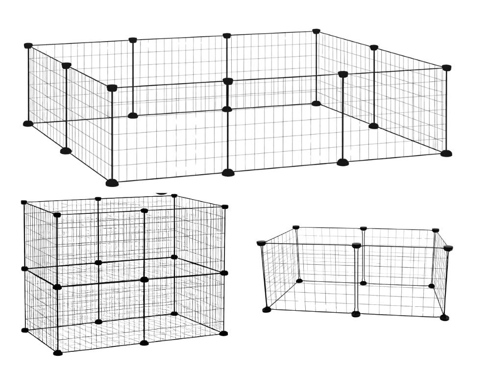 Enclos pour rongeurs – parcour modulaire pour lapins et hamsters