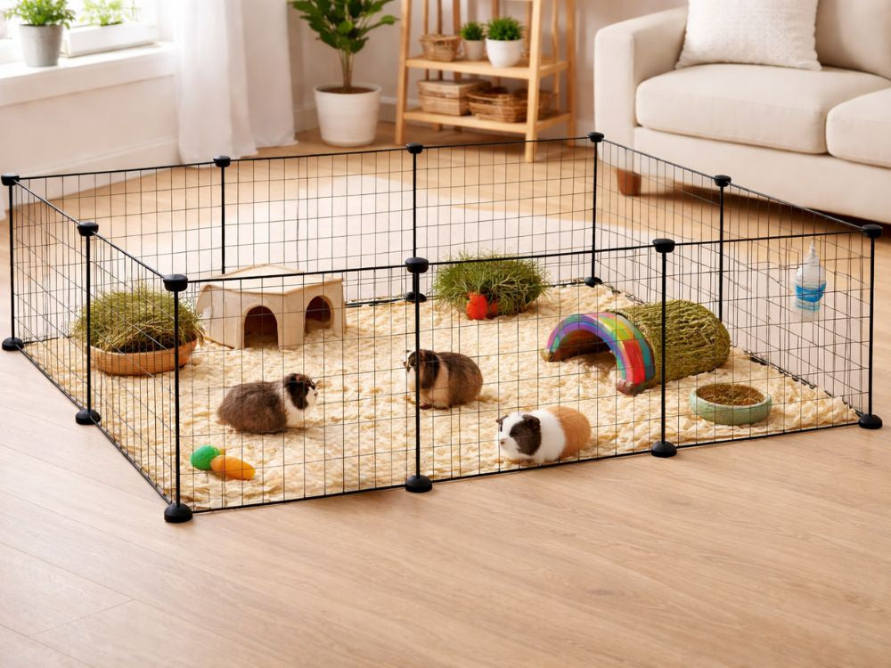 Enclos pour rongeurs – parcour modulaire pour lapins et hamsters