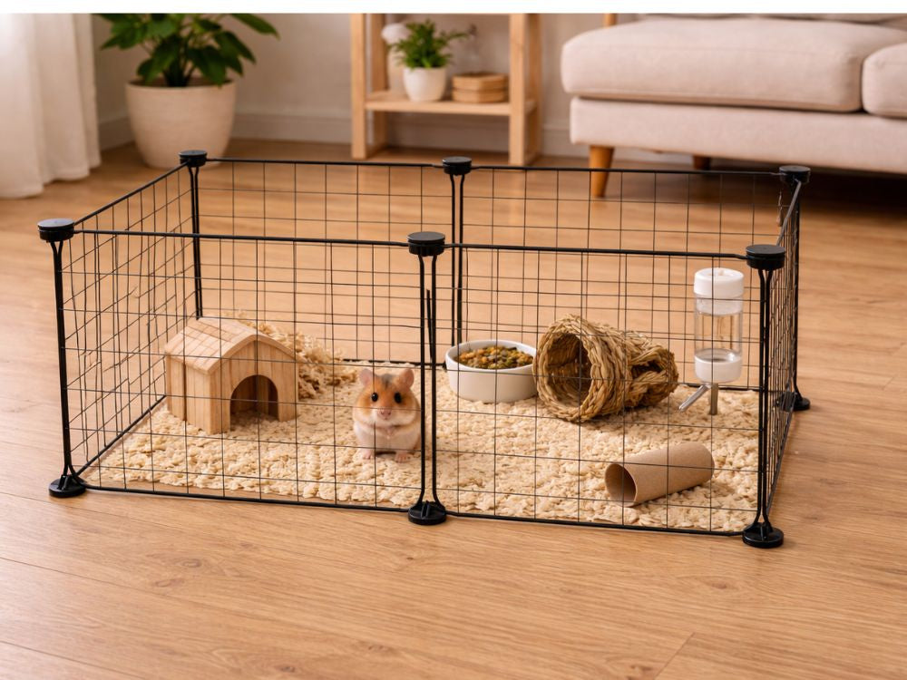Enclos pour rongeurs – parcour modulaire pour lapins et hamsters