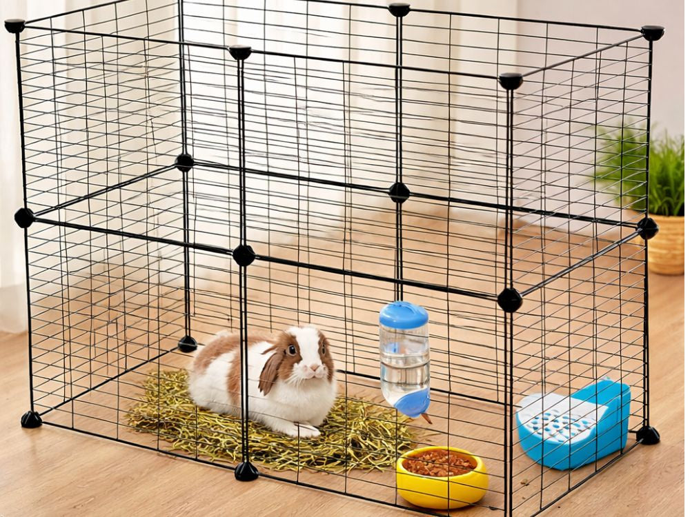 Enclos pour rongeurs – parcour modulaire pour lapins et hamsters