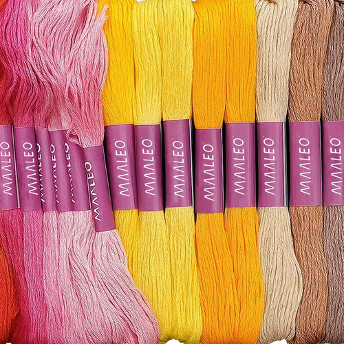 Fil à broder 50 couleurs