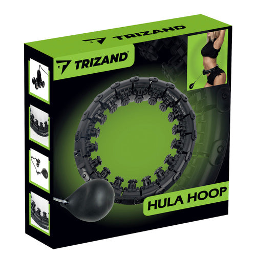 Hula hoop avec masseur + poids