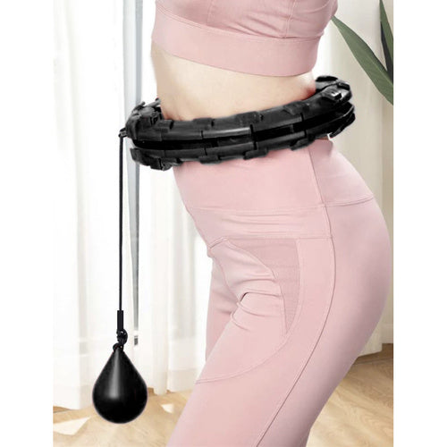 Hula hoop avec masseur + poids