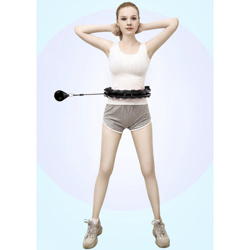 Hula hoop avec masseur + poids