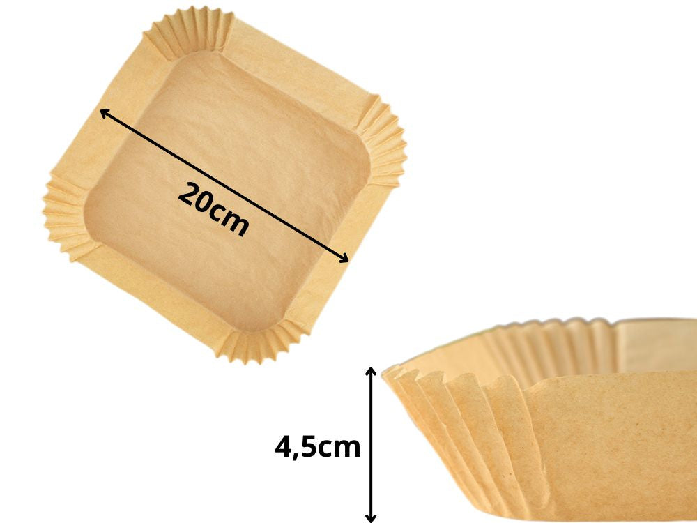 Insert en papier pour friteuse à air non-fat fryer 50 pcs