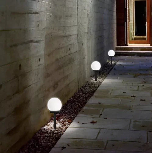Lampe de jardin solaire - boule, lot de 6 pcs. 23562