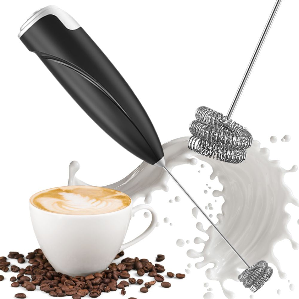 Mélangeur électrique pour lait et café mini mélangeur manuel batteur de cuisine