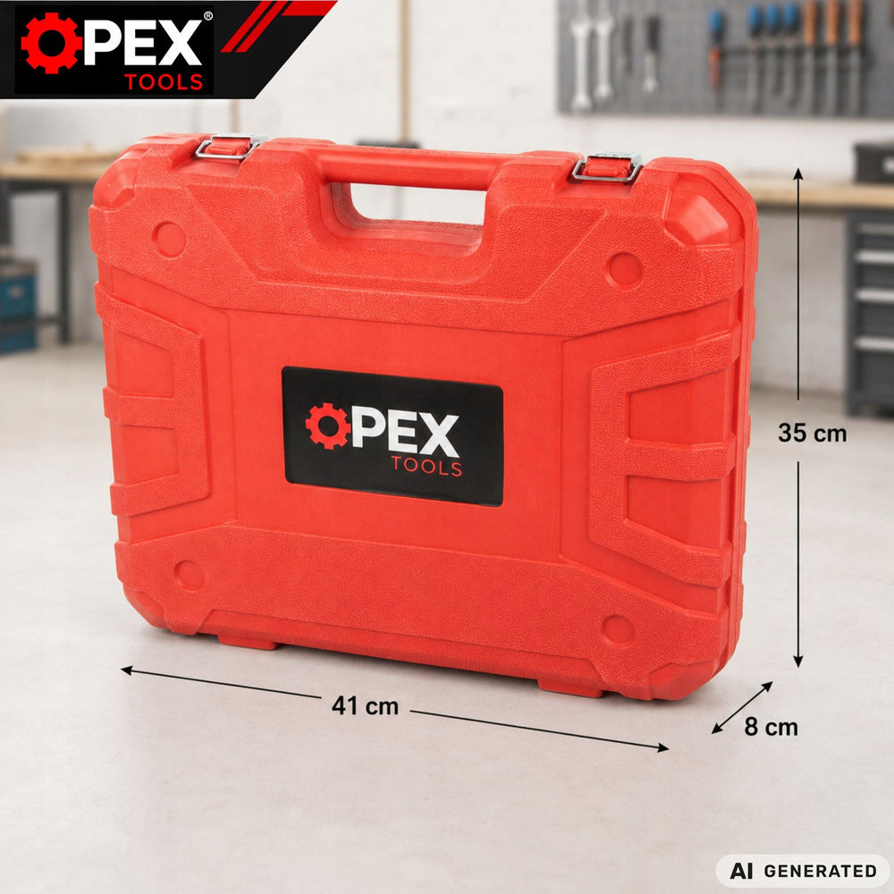 Perceuse-visseuse à percussion sans fil 2 batteries 21 v, kit d'outils, mallette