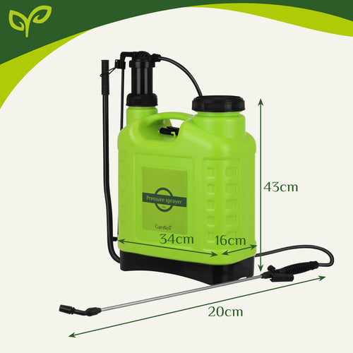 Pulvérisateur à pression manuel 16L Gardlov 25569