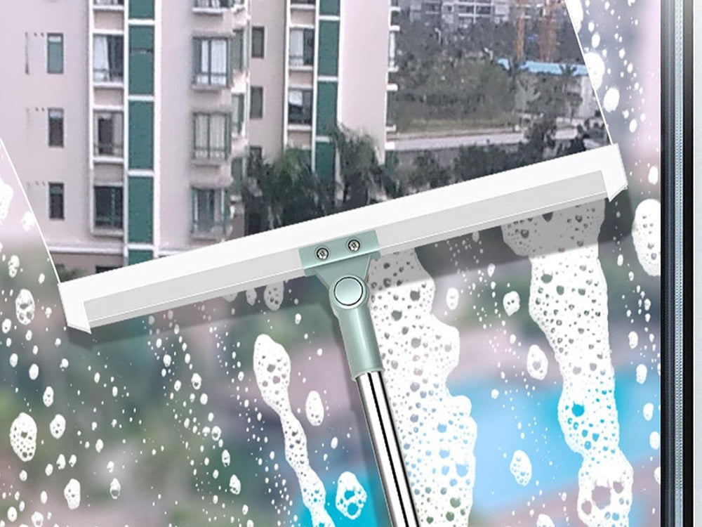 Raclette à eau sol fenêtre verre miroir balai poussière mop