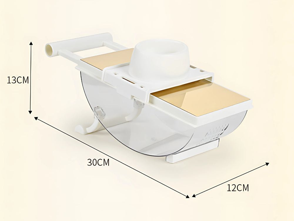 Râpe à légumes manuelle, coupe-légumes multifonctionnel à 6 lames