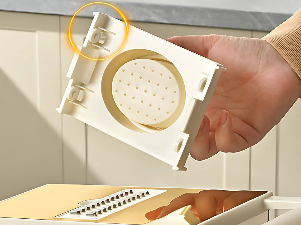 Râpe à légumes manuelle, coupe-légumes multifonctionnel à 6 lames