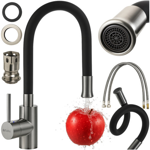 Robinet de cuisine - bec flexible