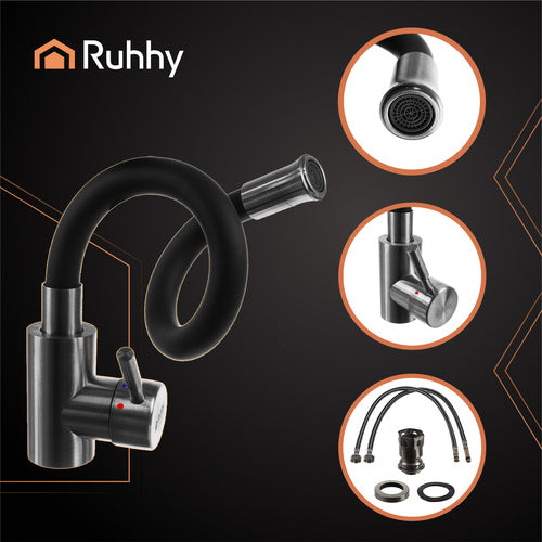 Robinet de cuisine - bec flexible