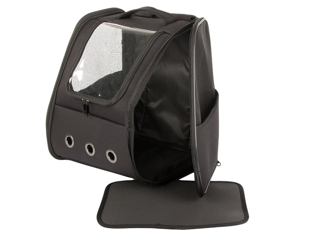 Sac de transport sac à dos pour chat chien lapin fenêtre dos ventilé
