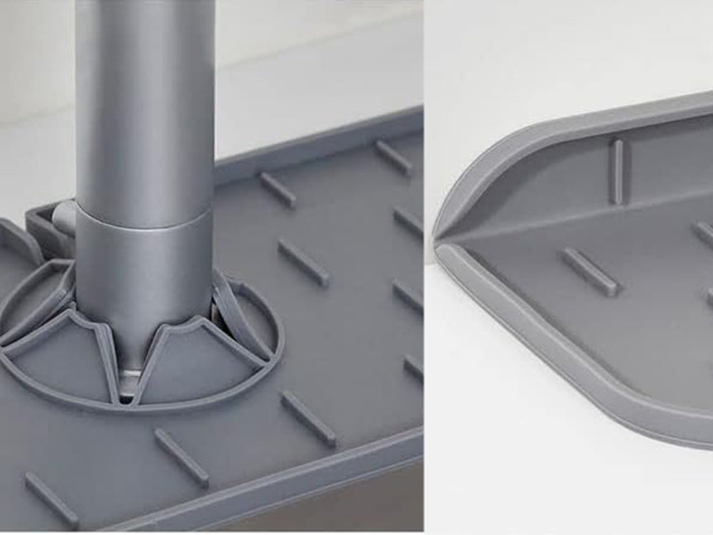 Tapis en silicone pour évier égouttoir sous robinet protection pour cuisine antidérapante
