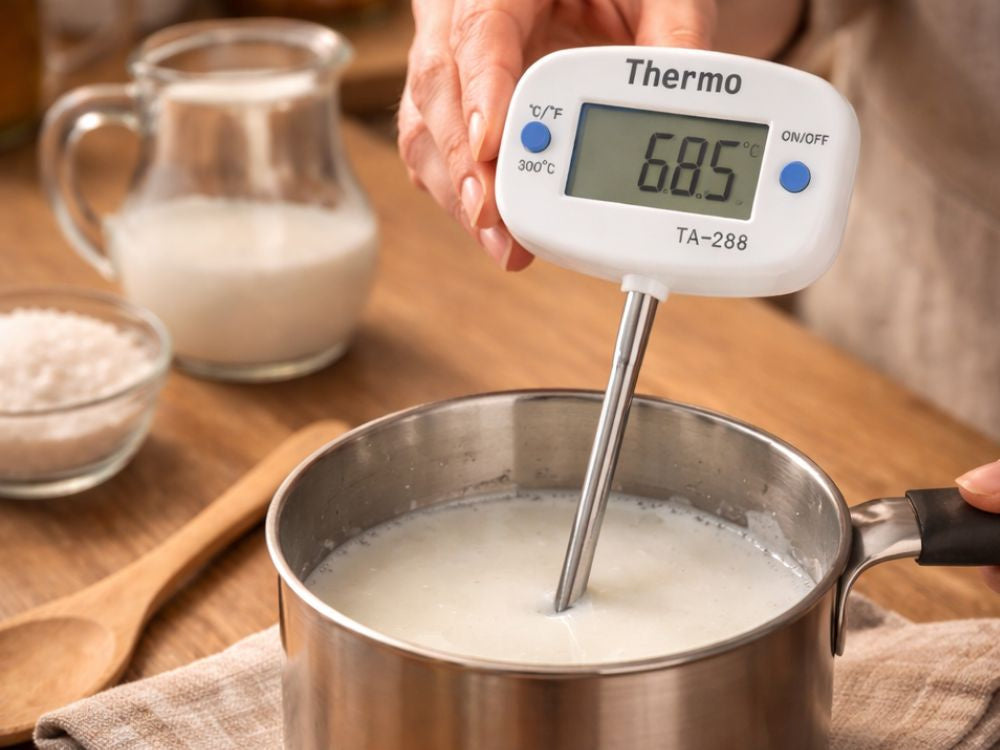 Thermomètre de cuisine numérique à écran lcd avec broche pour la cuisson et la rôtissage de la viande