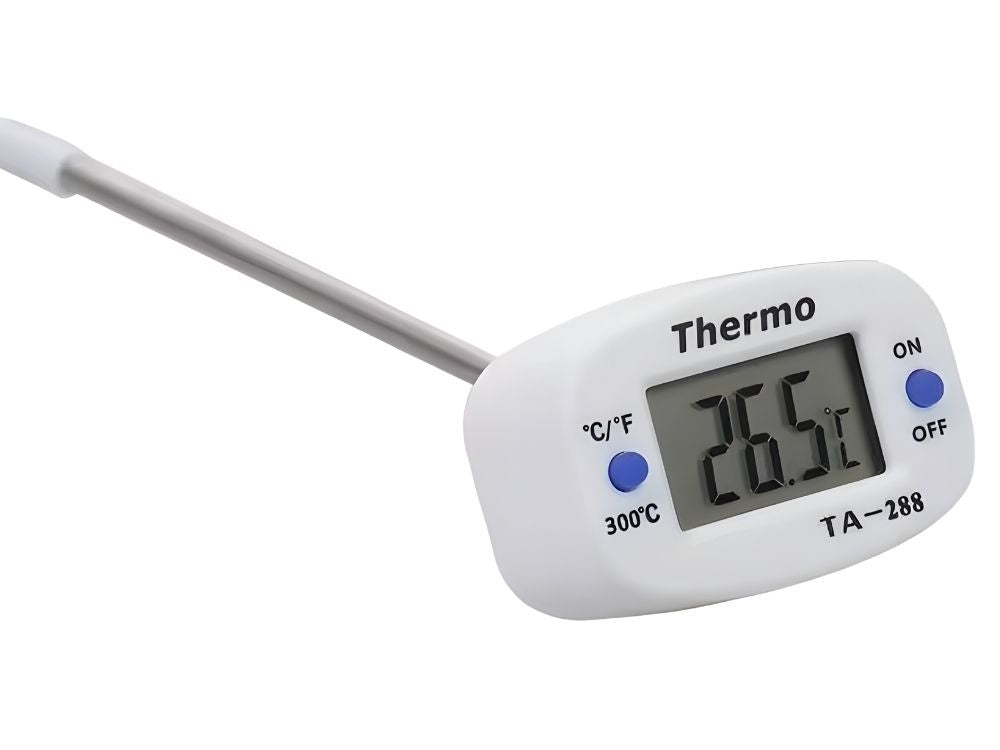 Thermomètre de cuisine numérique à écran lcd avec broche pour la cuisson et la rôtissage de la viande