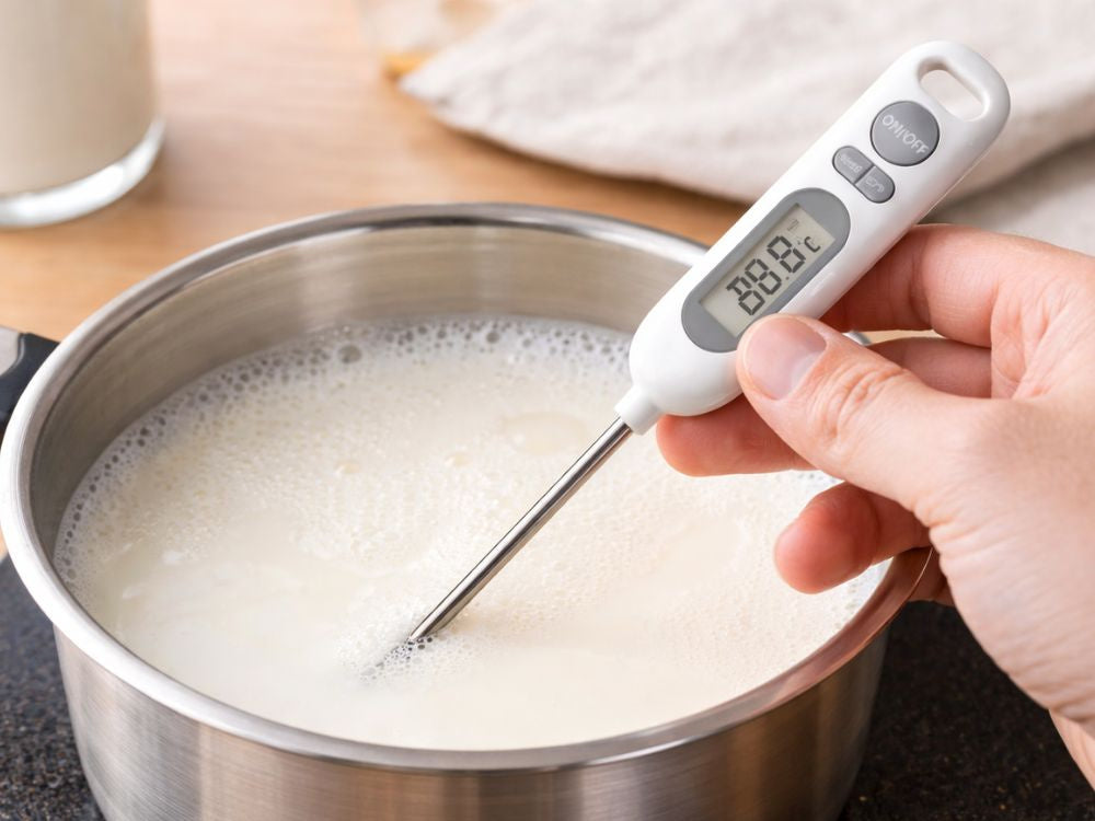 Thermomètre de cuisine numérique à sonde pour viande et rôti, avec pointe et écran lcd, résistant à l'eau