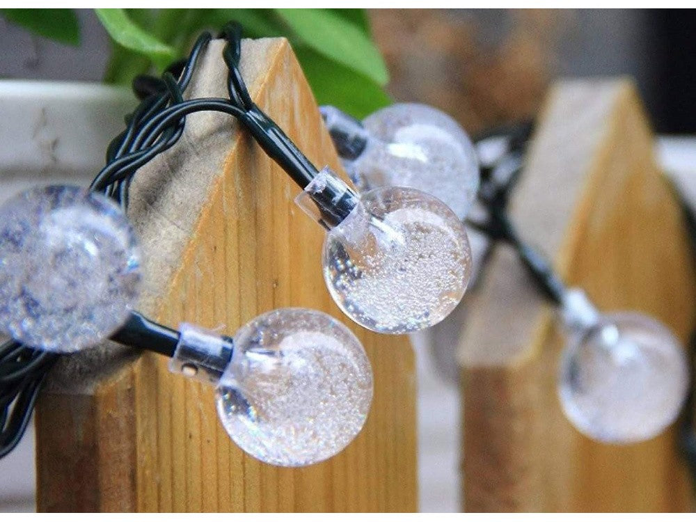 Guirlande de jardin 20 led solaire multicolore