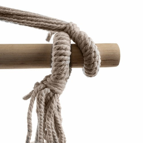 Hamac - chaise brésilienne beige 130x97 cm + 2 OREILLERS