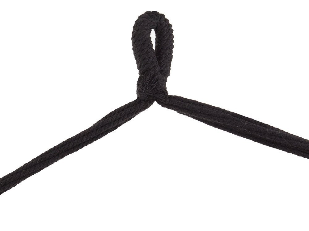 Hamac brésilien suspendu avec 2 coussins noir