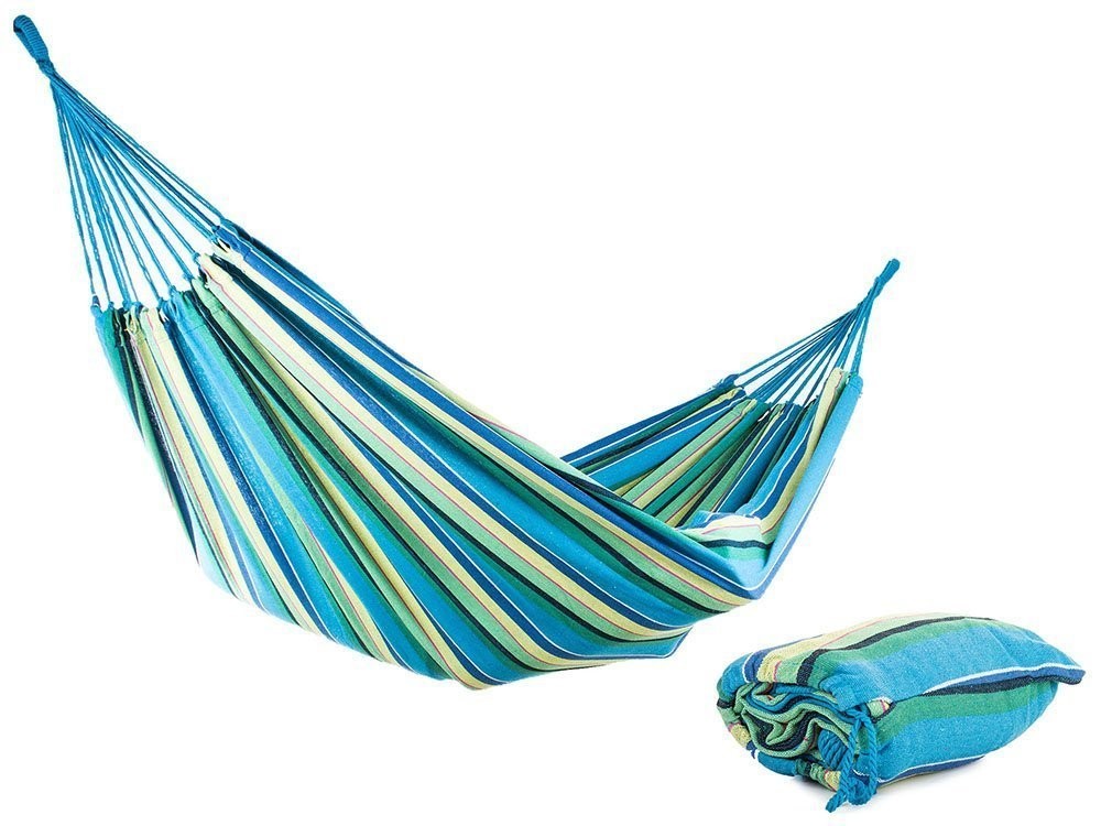 Hamac de jardin deux places XXL grand 200 kg 200x150 cm