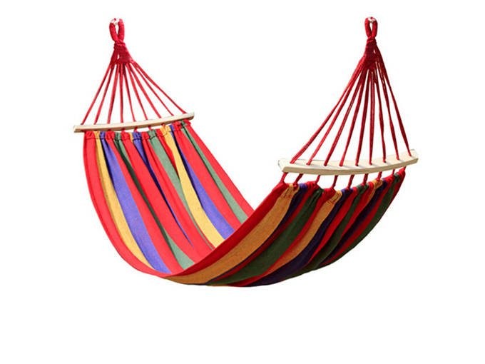 Hamac de jardin suspendu avec cadre à bascule 200x80 cm