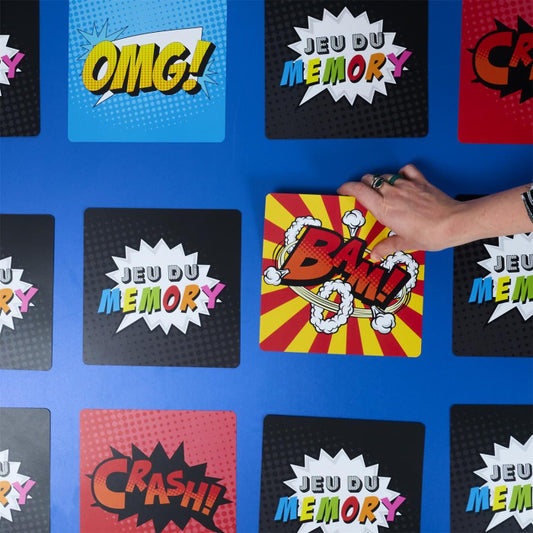 Jeu du Memory Géant "30 Cartes" 20cm Multicolore