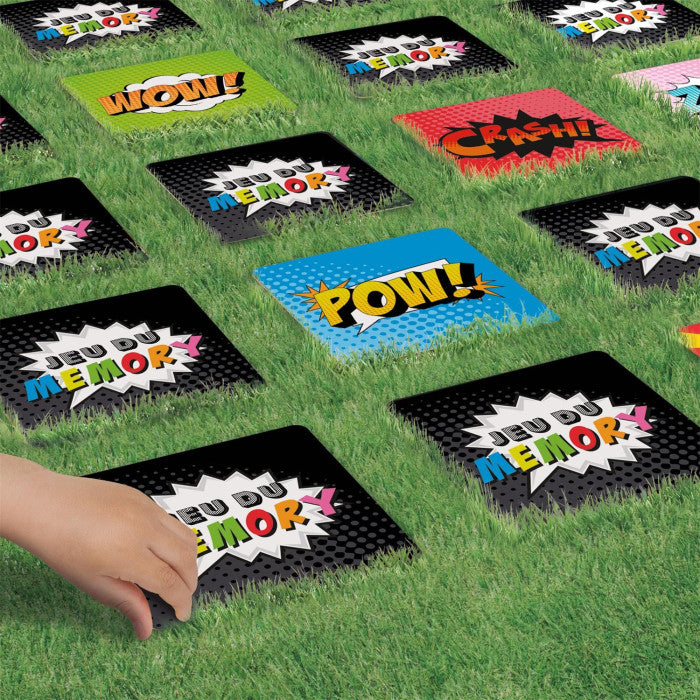 Jeu du Memory Géant "30 Cartes" 20cm Multicolore