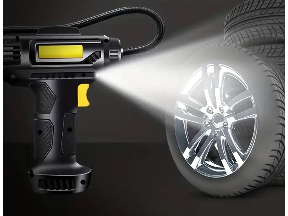 Pistolet de compresseur de voiture pour pomper les roues pompe 12v 120w 10 bar led